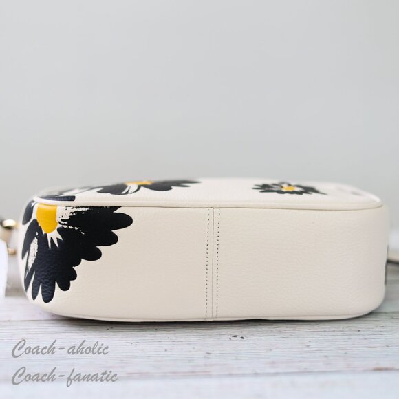 NWT Coach CZ598 Jamie Camera Bag Leather Crossbody With Floral Print - Picture 8 of 10